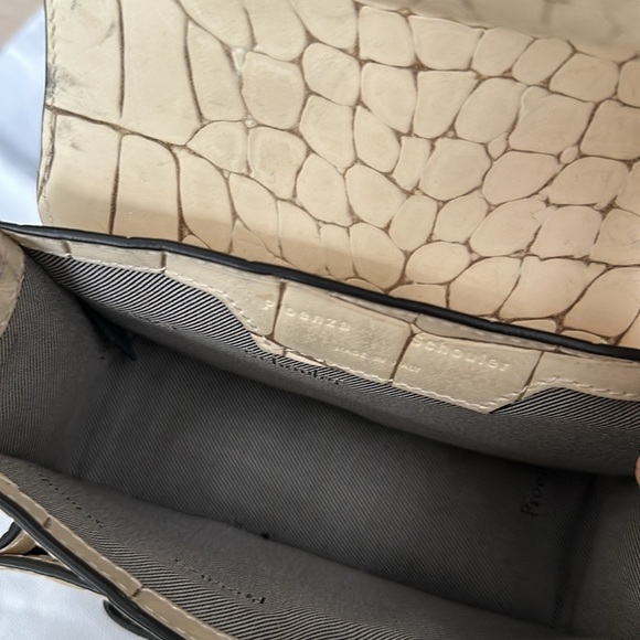 Proenza Schouler Crocodile Embossed Micro PS1 Satchel Off Shoulder Bag - Picture 6 of 9